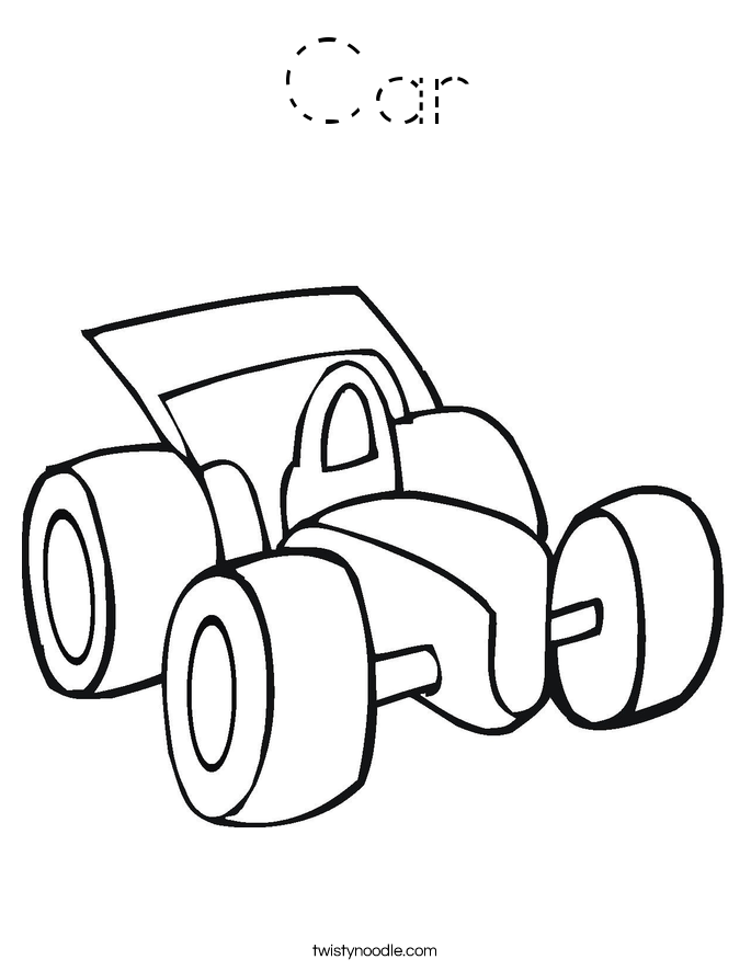 Car Coloring Page