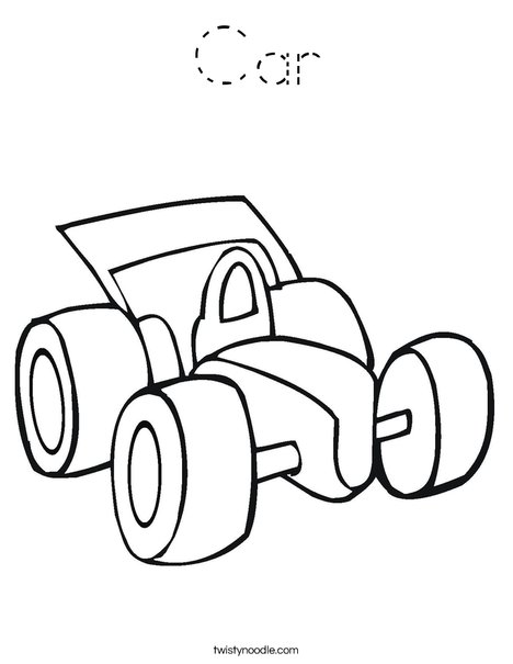 Vehicle Coloring Page