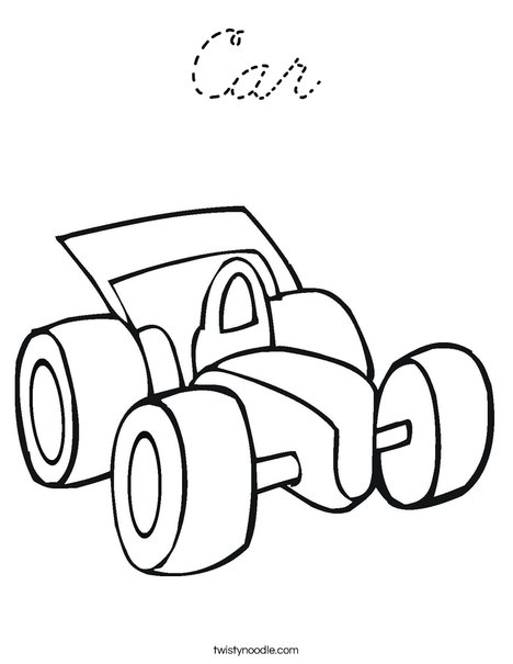 Vehicle Coloring Page
