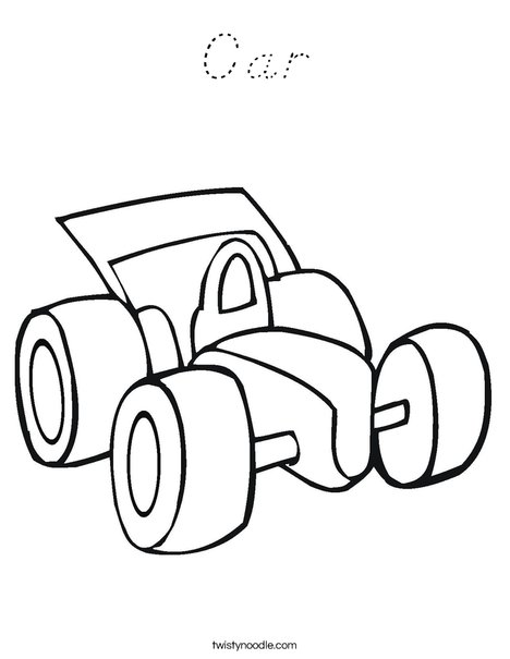 Vehicle Coloring Page