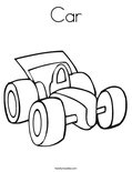 Car Coloring Page