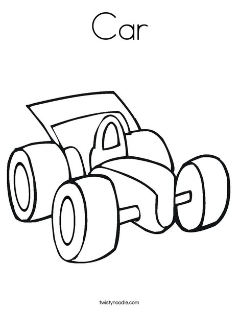 Vehicle Coloring Page
