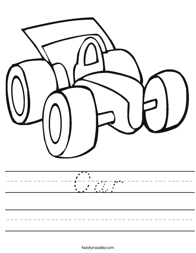 Car Worksheet