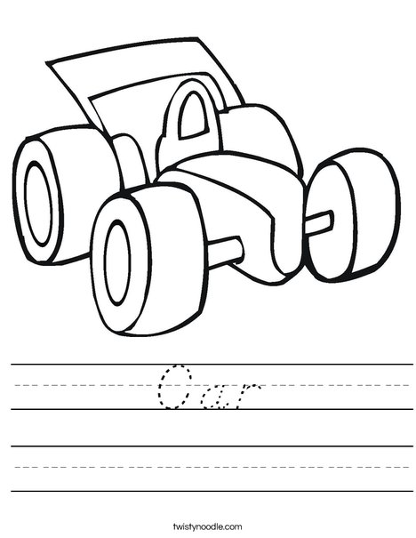 Vehicle Worksheet