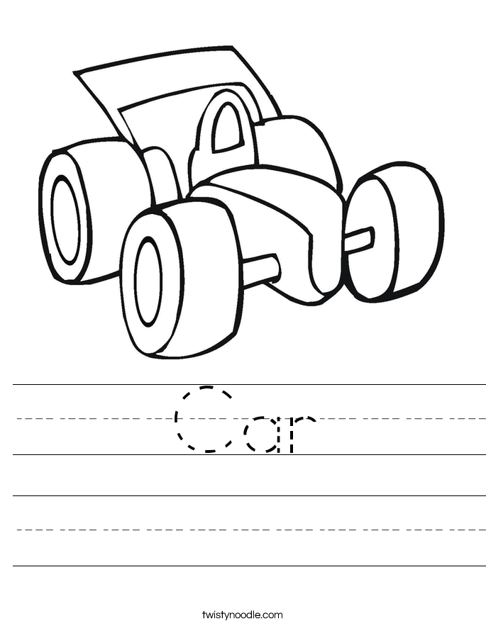 Car Worksheet