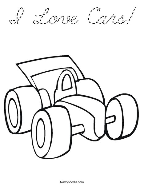 Vehicle Coloring Page