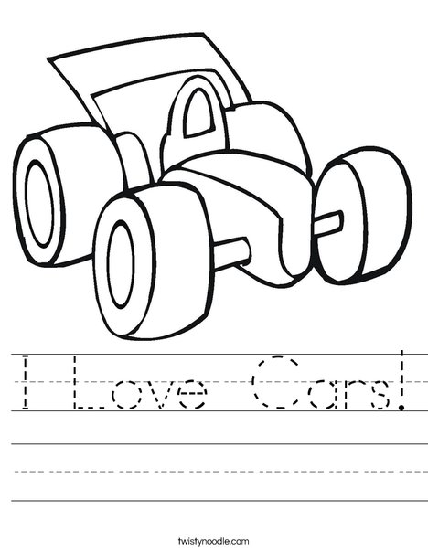 Vehicle Worksheet