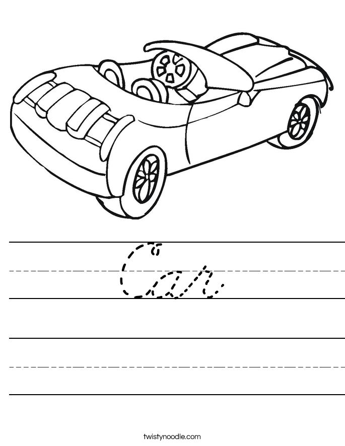 Car Worksheet