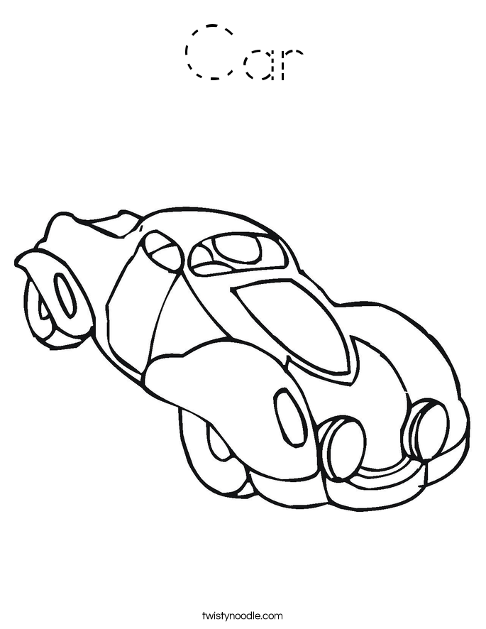 Car Coloring Page