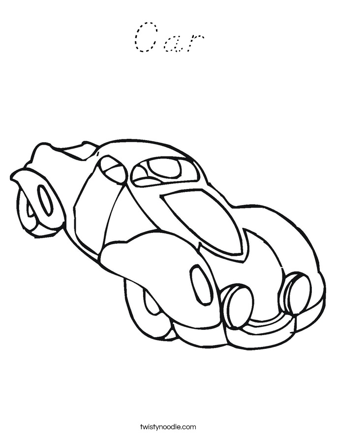 Car Coloring Page