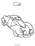 Car Coloring Page
