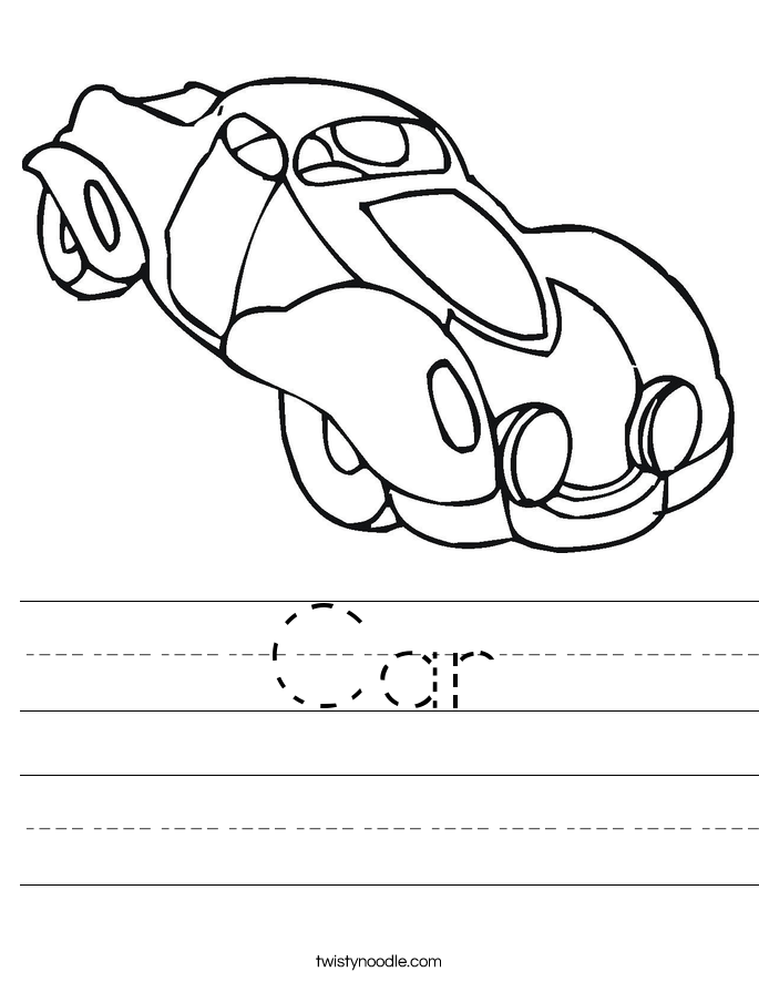 Car Worksheet