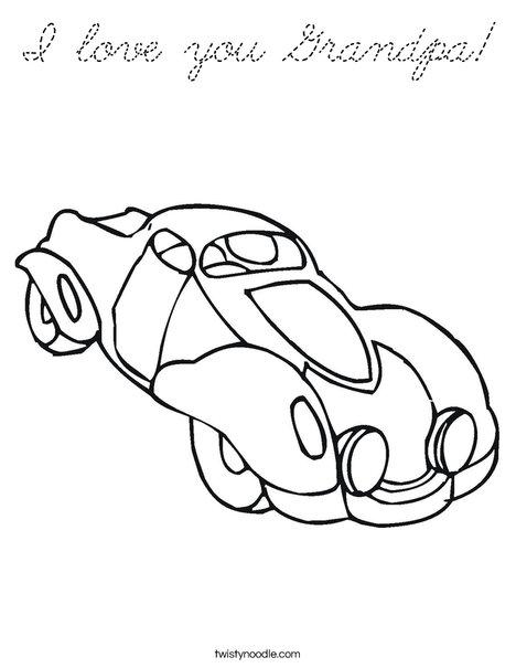 Autocar Coloring Page