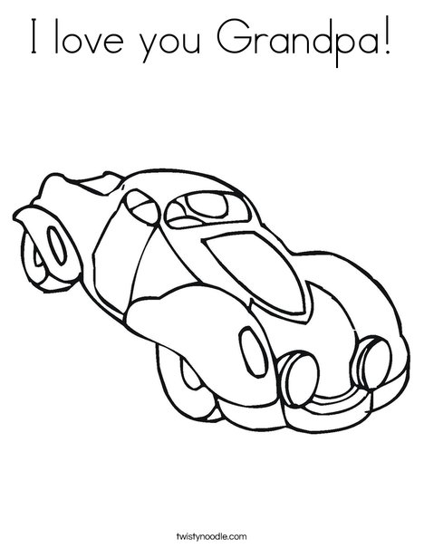 Autocar Coloring Page