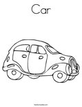 Car Coloring Page