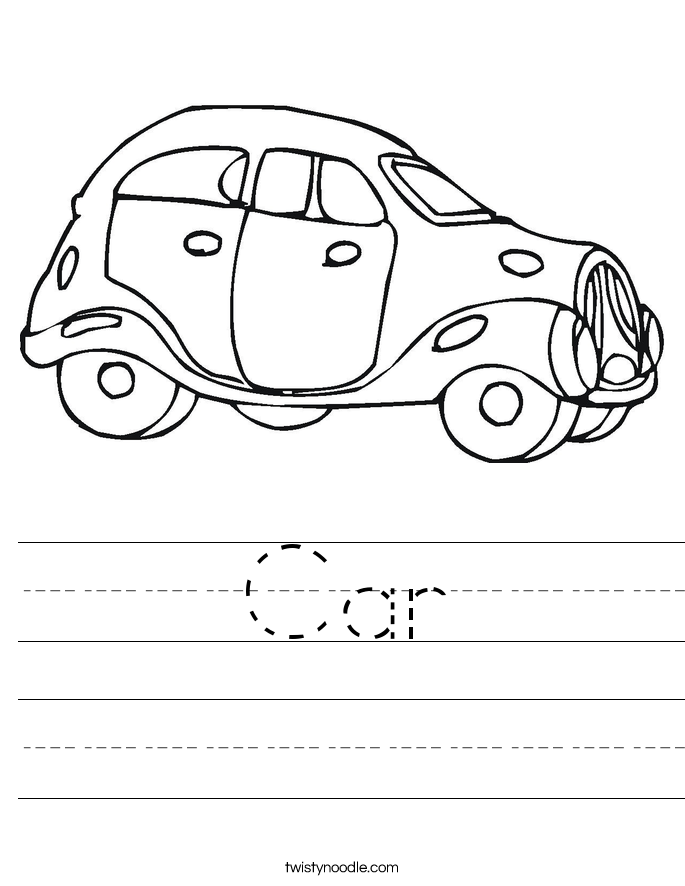 Car Worksheet