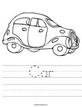 Car Worksheet