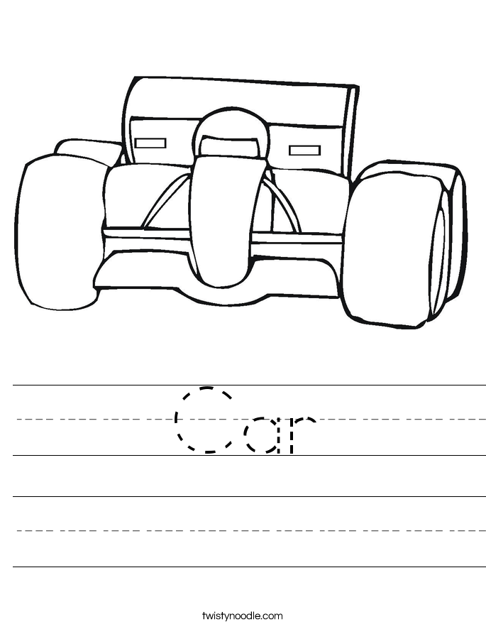 Car Worksheet