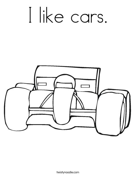 Car with Big Tires Coloring Page