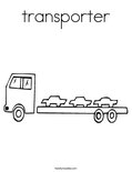 transporter Coloring Page