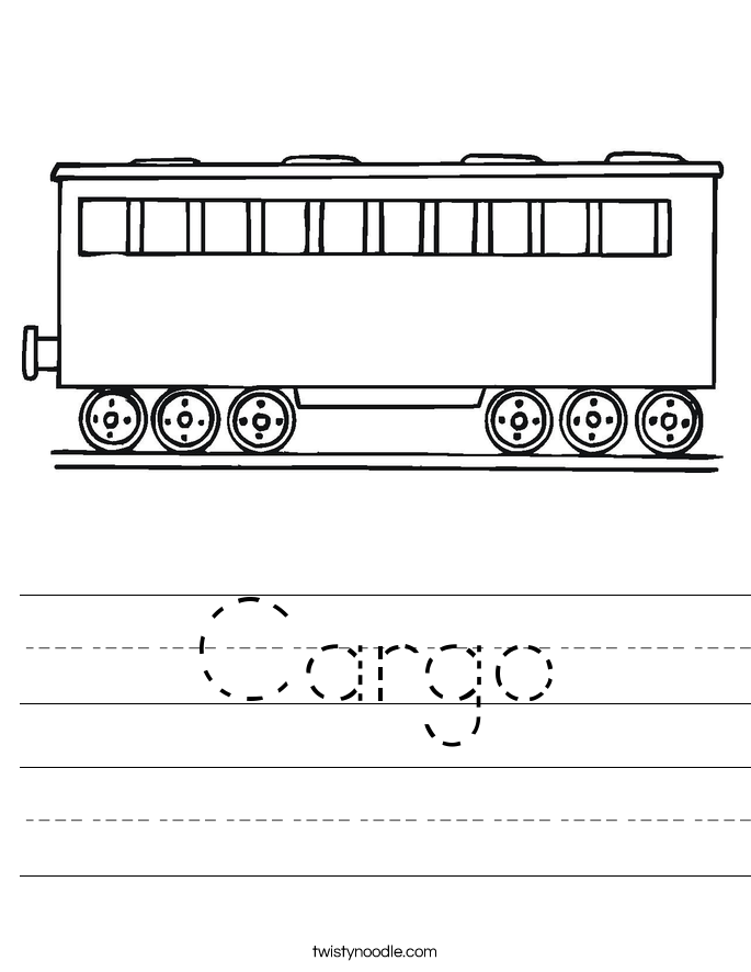 Cargo Worksheet