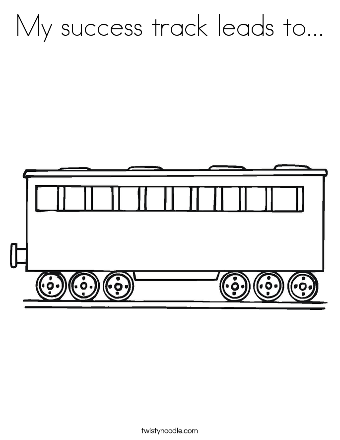 Download My success track leads to Coloring Page - Twisty Noodle
