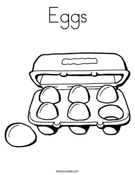 eggs coloring pages