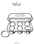 telur Coloring Page