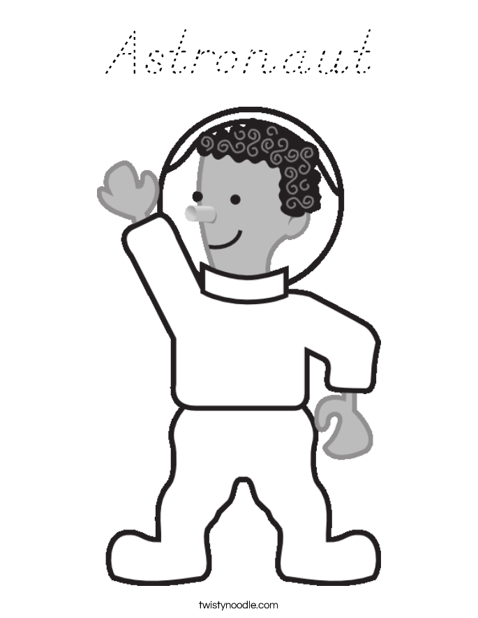 Astronaut Coloring Page