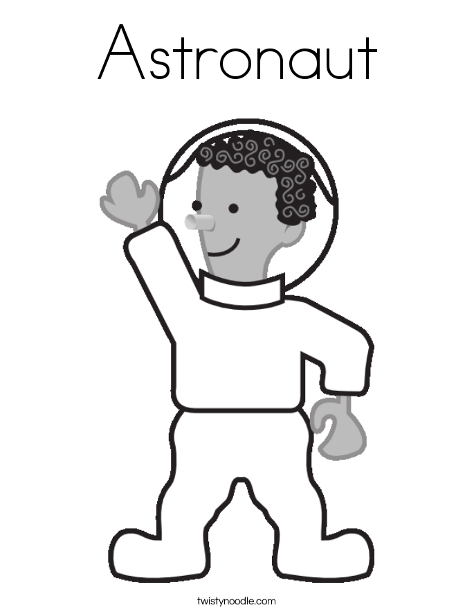 Astronaut Coloring Page