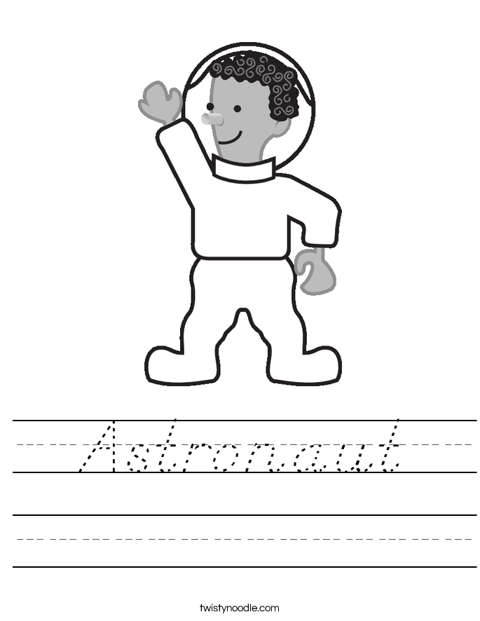 Astronaut Worksheet