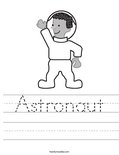 Astronaut Worksheet