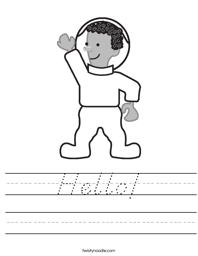 Hello! Worksheet