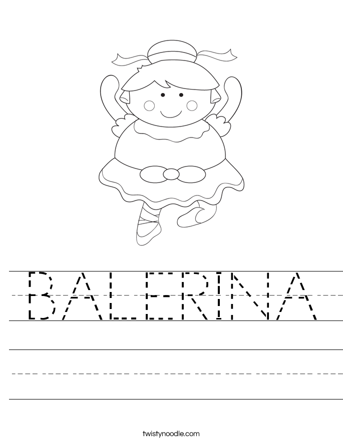 BALERINA Worksheet