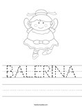 BALERINA Worksheet