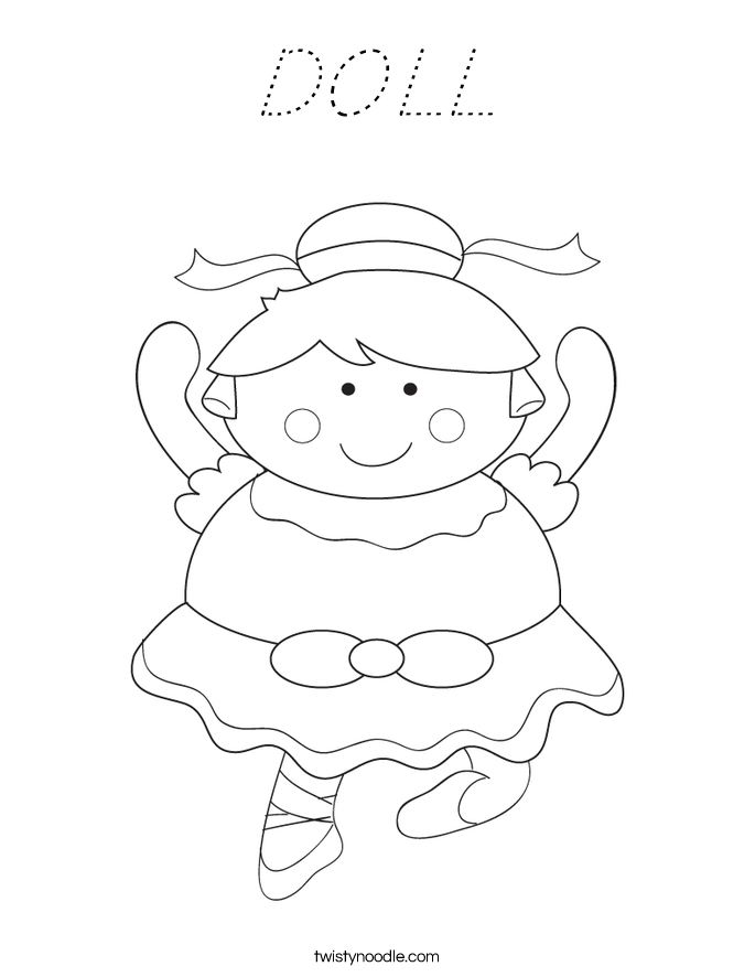 DOLL Coloring Page