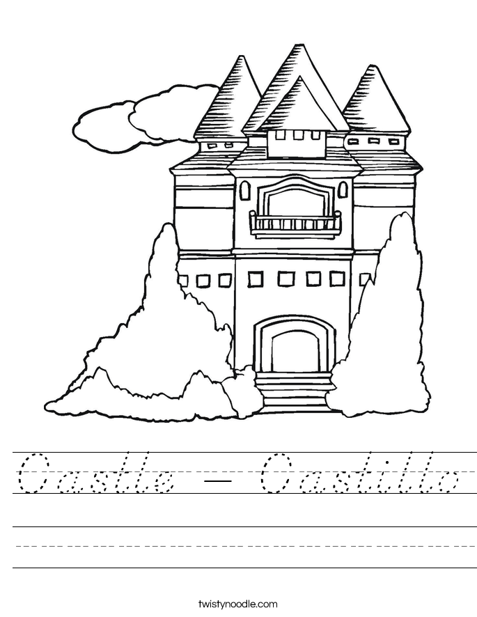 Castle - Castillo Worksheet