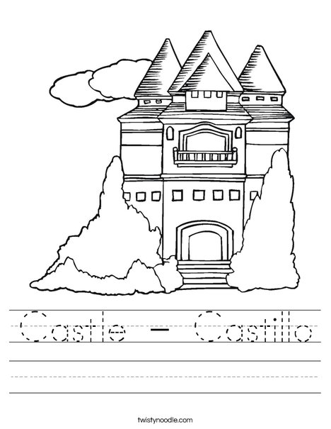 Princess Castle Worksheet