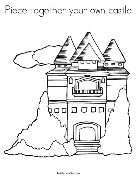 Princess Castle Coloring Page