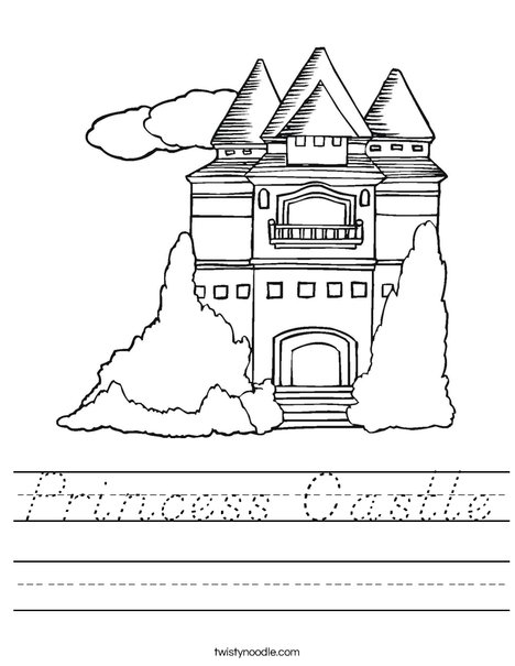 Princess Castle Worksheet