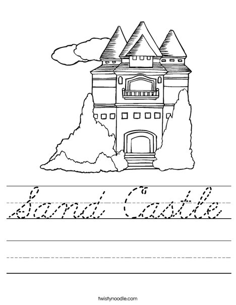 Princess Castle Worksheet