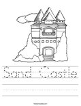 Sand Castle Worksheet