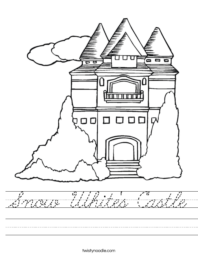 Snow White's Castle Worksheet