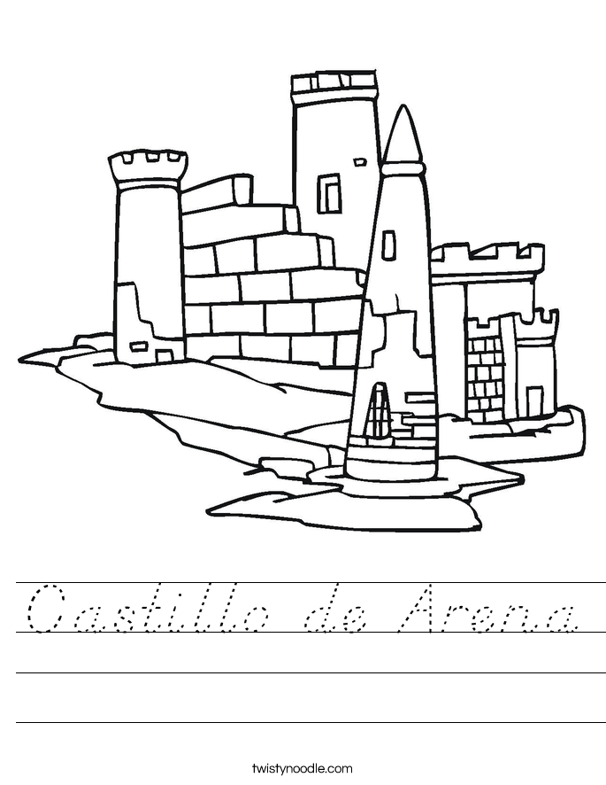 Castillo de Arena Worksheet