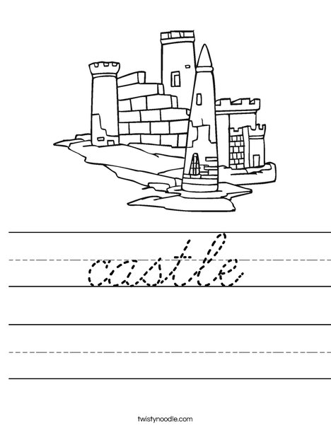 Sandcastle Worksheet