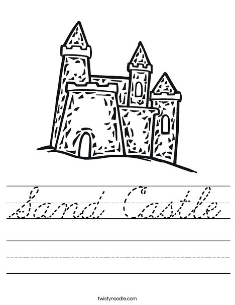 Medieval Castle Worksheet