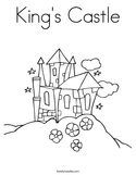 King's Castle Coloring Page