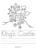 King's Castle Worksheet