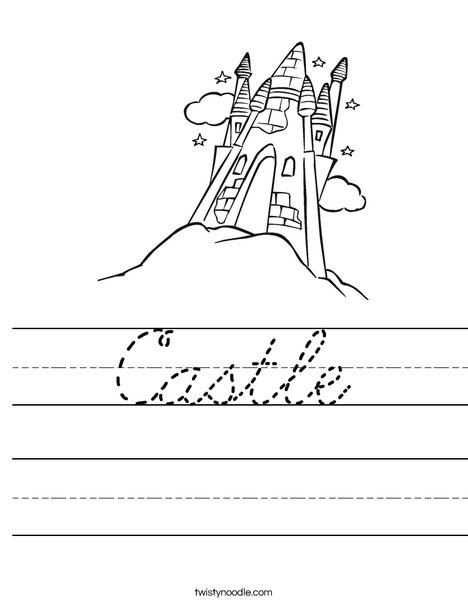 Magical Castle Worksheet