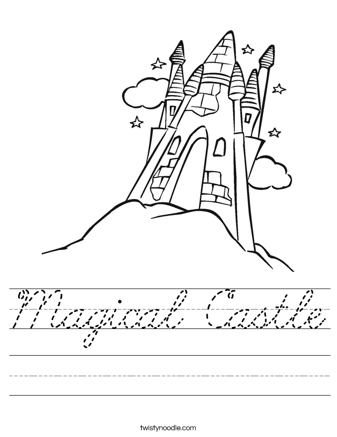 Magical Castle Worksheet